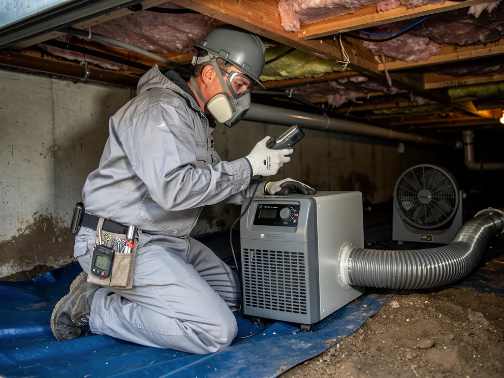 Crawl Space Drying