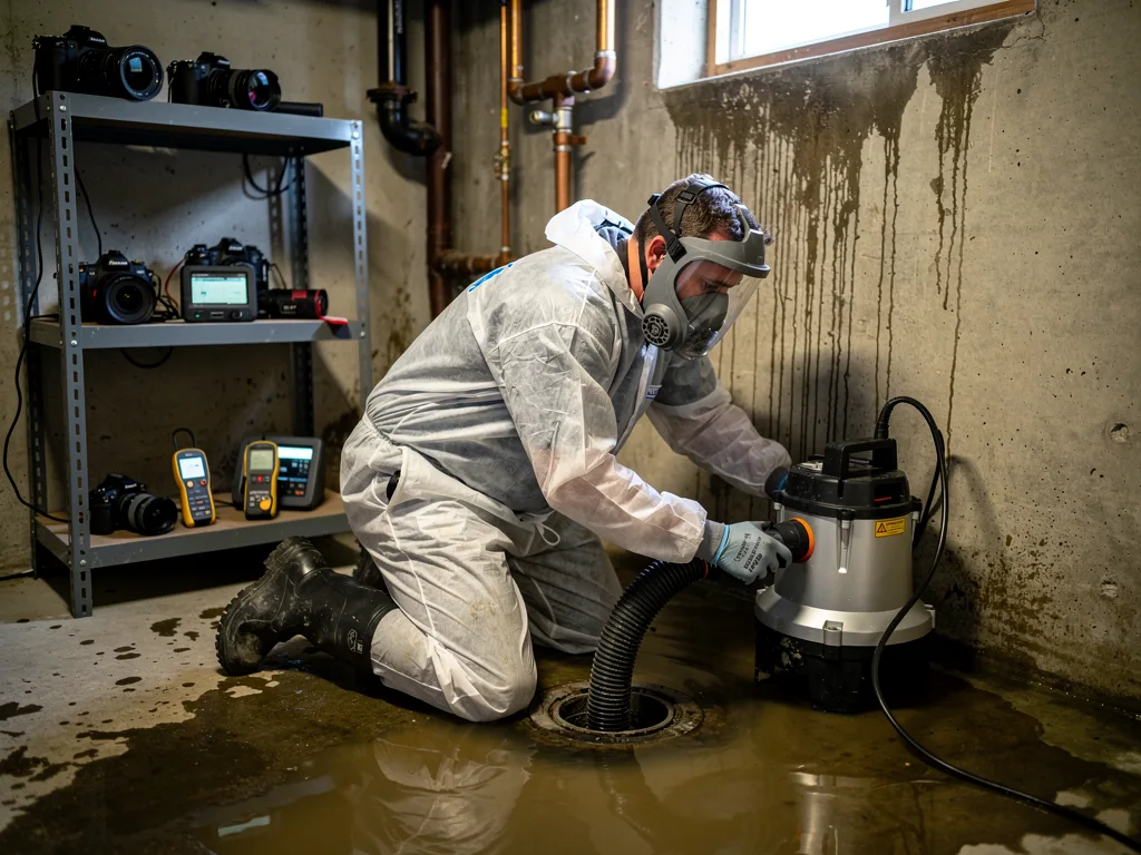 Sewage Backup Cleanup