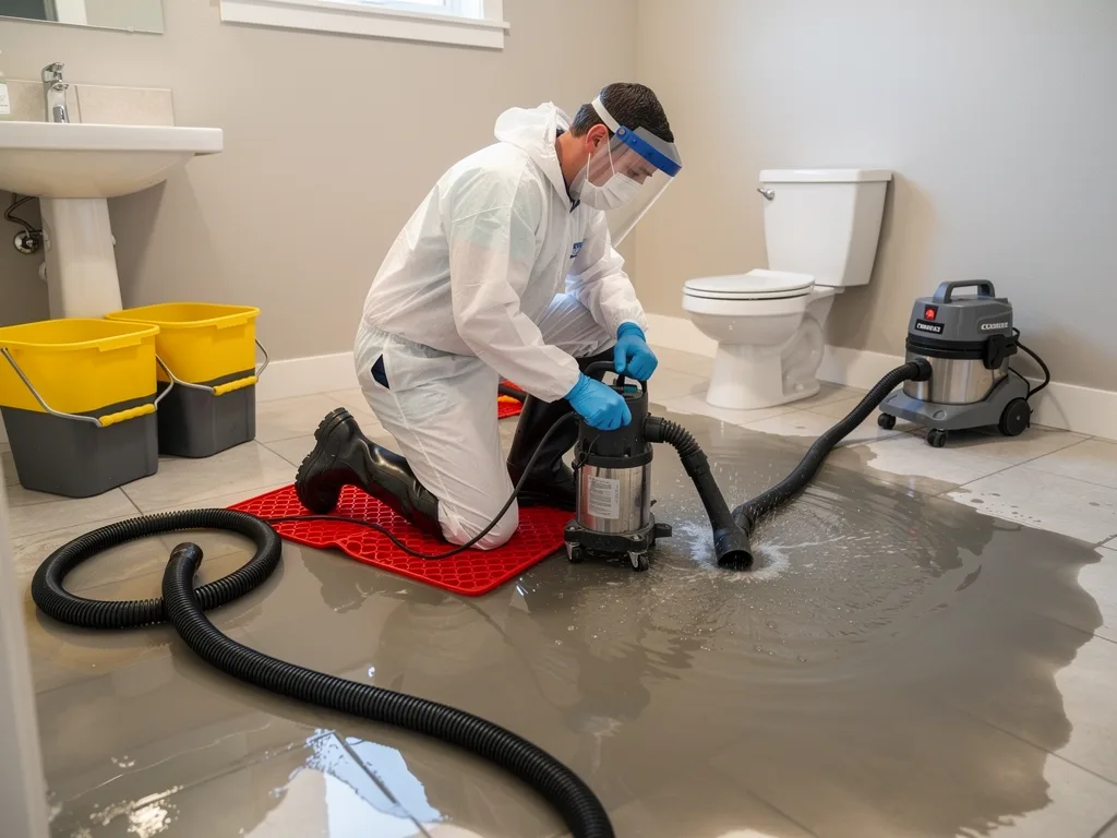 Toilet Overflow Cleanup